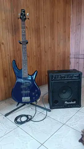 Gitar Bass Ibanez dan Ampli Randall