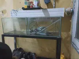 Jual cepat aquarium dan rak