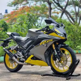 YAMAHA R15 V3 GREY 2019 KM LOW KONDISI GRESS PAJAK HIDUP