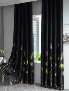 Jual tirai jendela gordyn hordeng gorden wallpaper dinding rollblind v