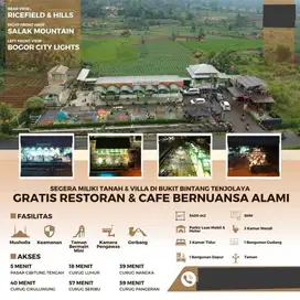 Restoran Cafe & Villa Di Kawasan Wisata Bukit Bintang Leuwiliang Bogor