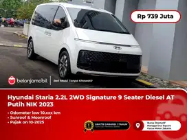 Hyundai Staria 2.2L 2WD Signature 9 Seater Diesel AT Putih 2023/2024