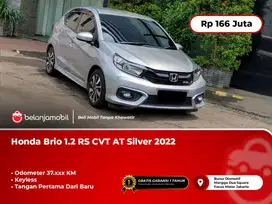 [ TANGAN PERTAMA ] Honda Brio 1.2 RS CVT AT Silver NIK 2022