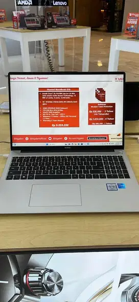 Huawei Matebook D16 Kredit Bunga 0% Tanpa kartu kredit