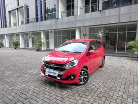 KM Rendah TDP 5,JT Daihatsu Ayla 1.2 R Bensin-MT Merah 2017