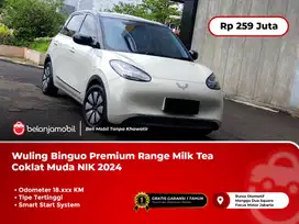 Wuling Binguo Premium Range Milk Tea Coklat Muda NIK 2024, 2023/2024