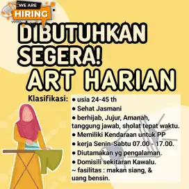 Di Butuhkan ART Harian