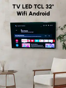 JUAL SECOND TV TCL ANDROID WIFI 32