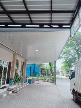 Plafon PVC dan canopy bajaringan