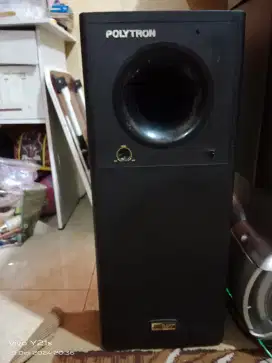 SUBWOOFER AKTIF POLYTRON PSW 500 C MULUS CLASSIC ELEGANT