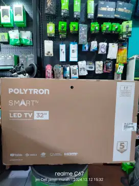 Tv Polytron 32 inch smart tv pld32cv baru