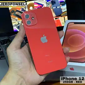 EX IBOX IPHONE 12 256GB RED MULUS FULL SET GARANSI BATT 79% ORIGINAL