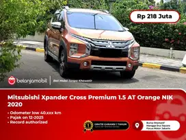 [ LOW KM ] Mitsubishi Xpander Cross Premium 1.5 AT Orange 2020/2021