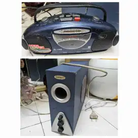 Borongan rice cooker lampu tape speaker