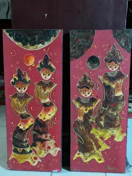 LUKISAN BALI Ukuran 20 x 50 cm