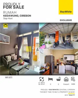 Dijual Rumah Cantik Siap Huni dalam Perumahan, Kedawung - Cirebon