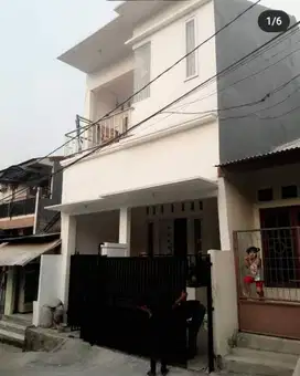 Rumah SHM 2 Lantai 8 Menit ke Terminal Bojonggede 650jtan Nego J-21394