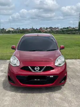 Nissan March 2015 1.2 AT Merah Bensin Siap Pakai Mulus