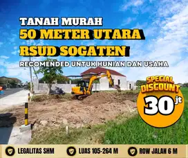 TANAH KAVLING MURAH MADIUN KOTA SAMPING RSUD SOGATEN