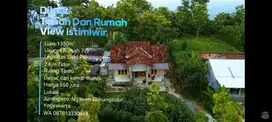 Dijual tanah dan rumah view istimewa