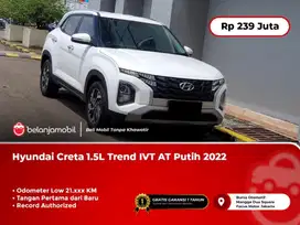 [PAJAK PANJANG] Hyundai Creta 1.5L Trend IVT AT Putih 2022/2023