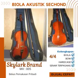 Biola Akustik 4/4 Skylark Brand MV 005