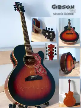 Gitar akustik elektrik Gibson sunbrust