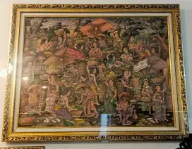 Lukisan Pasar Karya Mastika Kutuh - Bali Ubud
