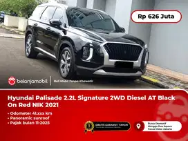 Hyundai Palisade 2.2 L Signature 2WD Diesel AT Black On Red 2021/2022