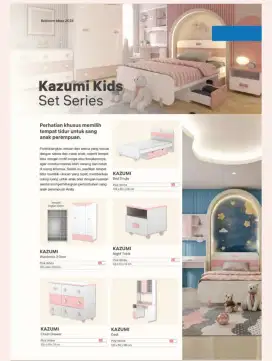 KAZUMI set kamar anak bisa cicilan tanpa CC proses acc cepat