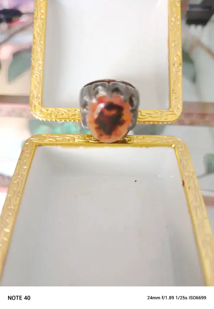 Batu cincin gambar kala jengking ring perak