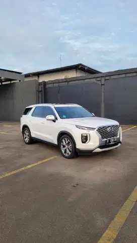 Hyundai Palisade Signature 2022 white on red ( CASH )