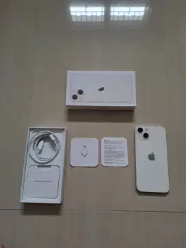 IPHONE 13 128GB STARLIGHT RESMI INDONESIA GARANSI ON AUG 2025 BH 100