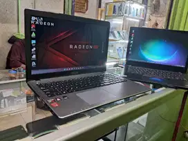 LaptopASUS 15in AMD FX 2.7GHz R7 12 Cpus 8GB SSD +HDD DualVGA W11 ORI