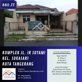 DIJUAL RUMAH DI KOMPLEK JL. IR SUTAMI SUKASARI KOTA TANGERANG - CESSIE