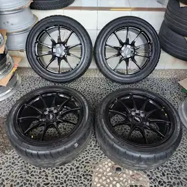 TWS Forged RS317 R18 5x114 Yaris GR Coupe Spec. Ori dus lengkap murmer