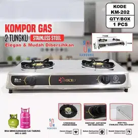 Ready Stock Kompor Gas 2 tungku