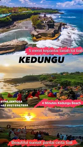 4 Menit Pantai Cinta Kedungu Bali