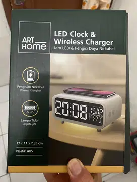 Dijual Jam LED dan Wireless Charge