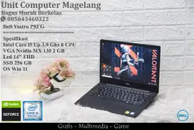 Dell  Vostro - Grafis - Multimedia-Game i5 gen 8/Nvidia Mx130/SSD 256