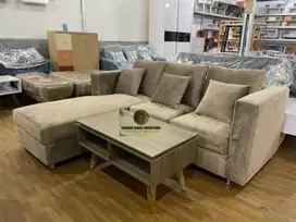 Sofa L Sambung , Harga Terjangkau