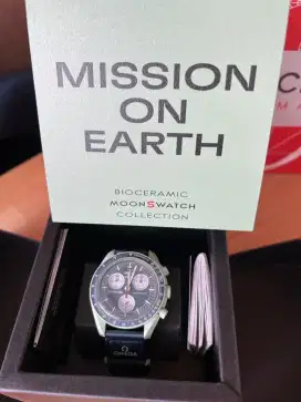 Swatch x Omega Bioceramic Moonswatch Mission to Earth