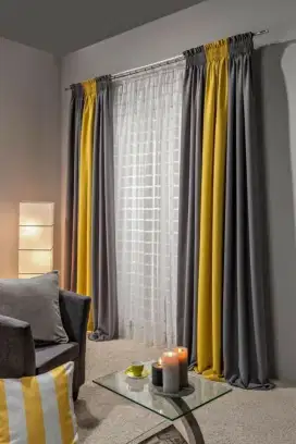 Jual tirai jendela gordyn hordeng gorden wallpaper dinding rollblind v