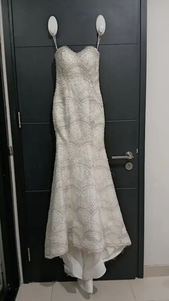 Wedding Gown/Gaun Pengantin Mermaid with Detachable Skirt