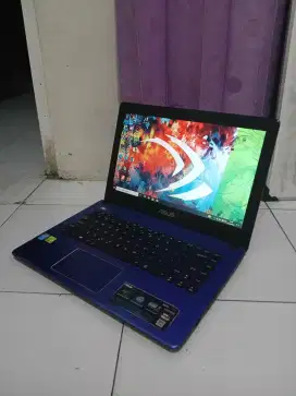 Laptop asus a450l intel core i5 dual vga nvidia ram 8gb siap pakai