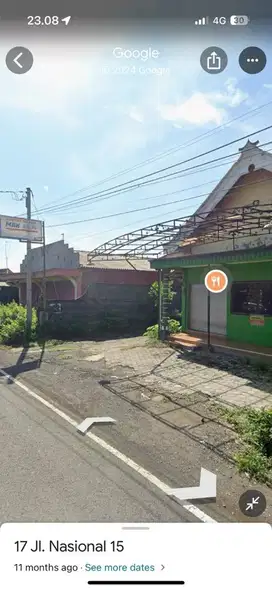 Kontrakan Pinggir Jalan Raya Baron (Barat Stasiun)