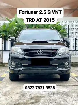 Fortuner 2.5 G VNT TRD Solar AT 2015  , Dp 55 Jt saja