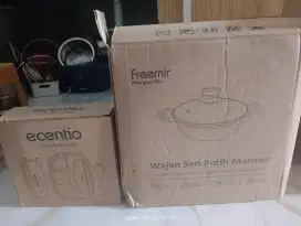 Di jual kotak bekal & wajan freemir