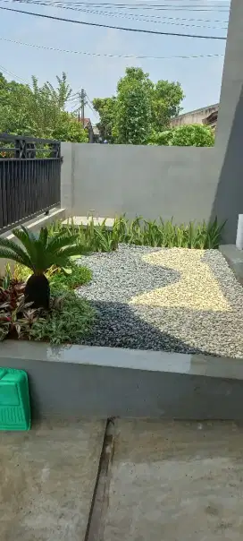 Taman kering dan taman minimalis