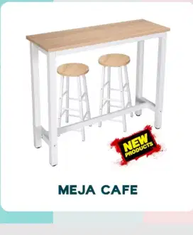 Dijual 1set meja kursi cafe